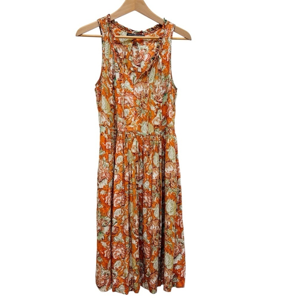 Peruvian Connection Matanzas Tank Dress Floral Flowy Bohemian Summer Size 8 - Picture 6 of 15